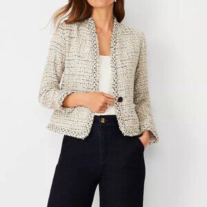 Ann Taylor The Cutaway Jacket in Tweed